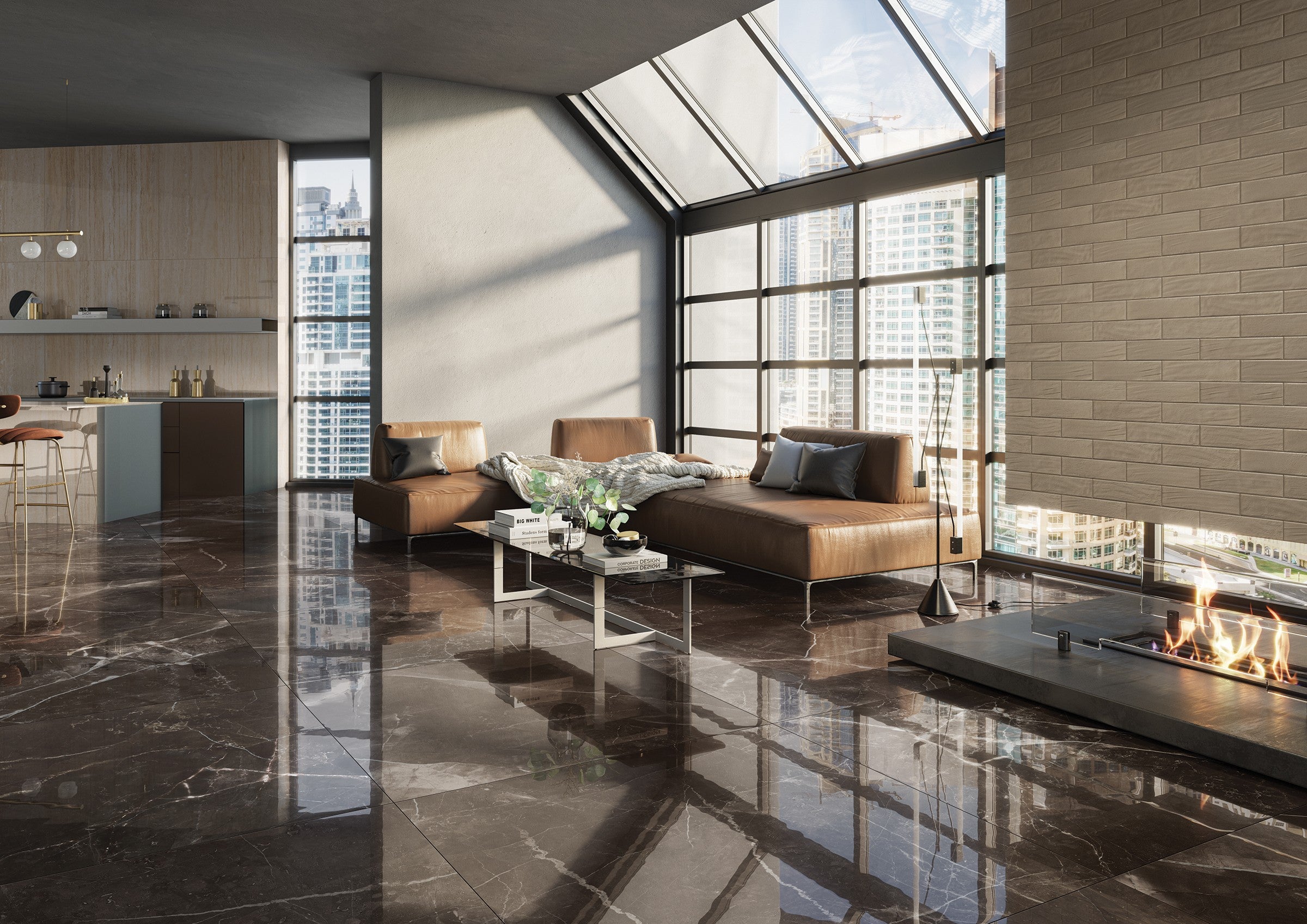 Amani Marble Effect Porcelain Tile