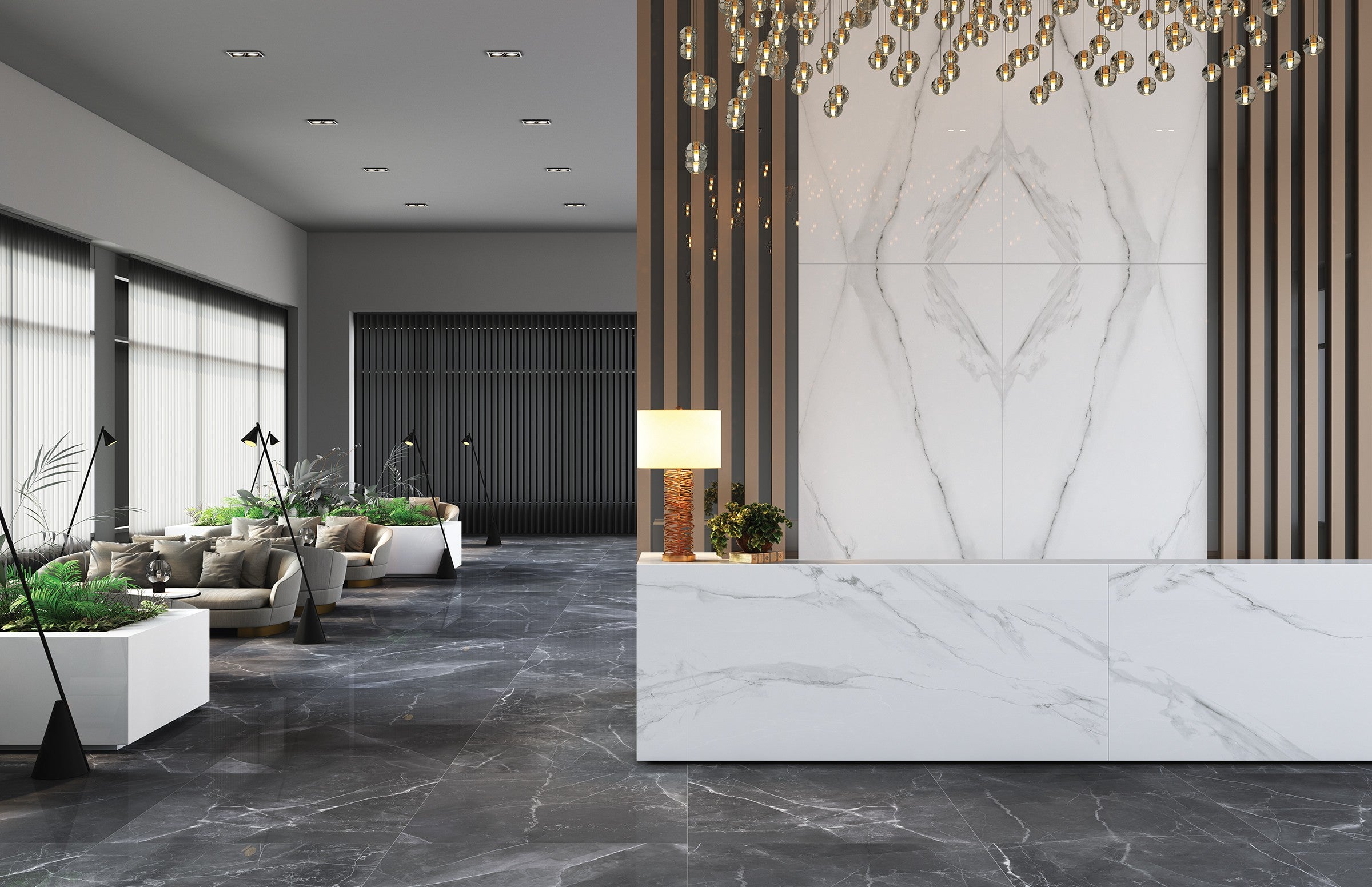 Amani Marble Effect Porcelain Tile