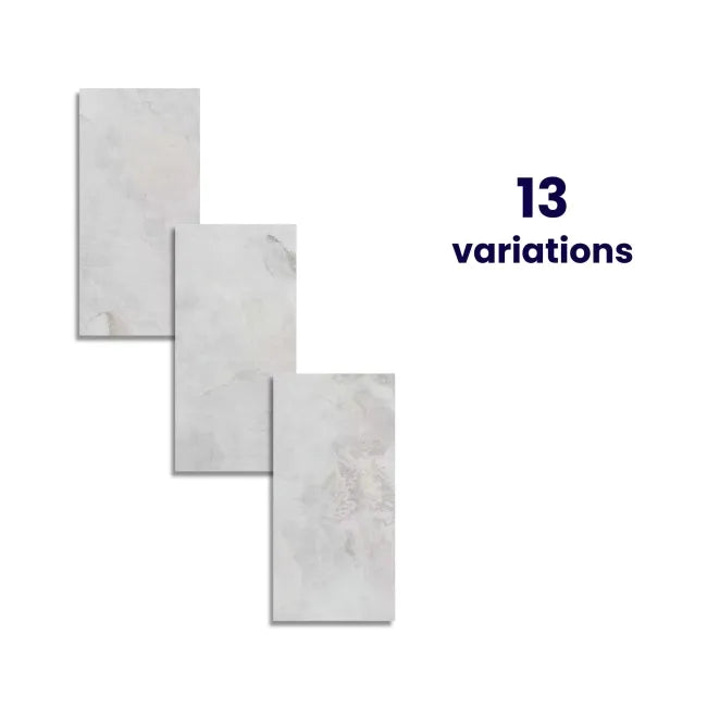 Slate Way Light Grey Modern Stone Effect Porcelain Tile