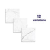 Carrara White Marble Effect Large Polished Porcelain Tile – 80x80