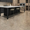 Aspen Taupe Woven Wood Effect Porcelain Floor Tile