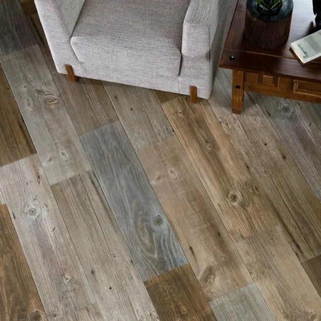 Foresta Cool Mixed Wood Effect Ceramic Floor Tile – 200x600
