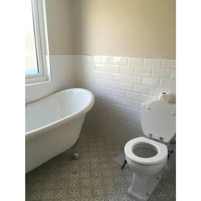 Metro White Gloss Brick Wall Tile – 100x200