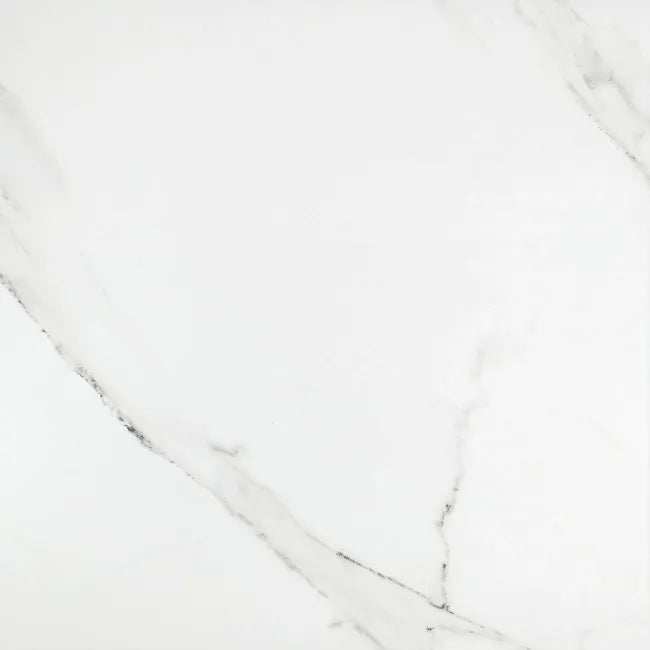 Place White Matt Marble Effect Porcelain Floor Tile – 600x600
