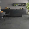 Titanio Grafito Dark Grey Stone Effect Porcelain Floor Tile
