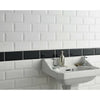 Metro White Gloss Brick Wall Tile – 100x200